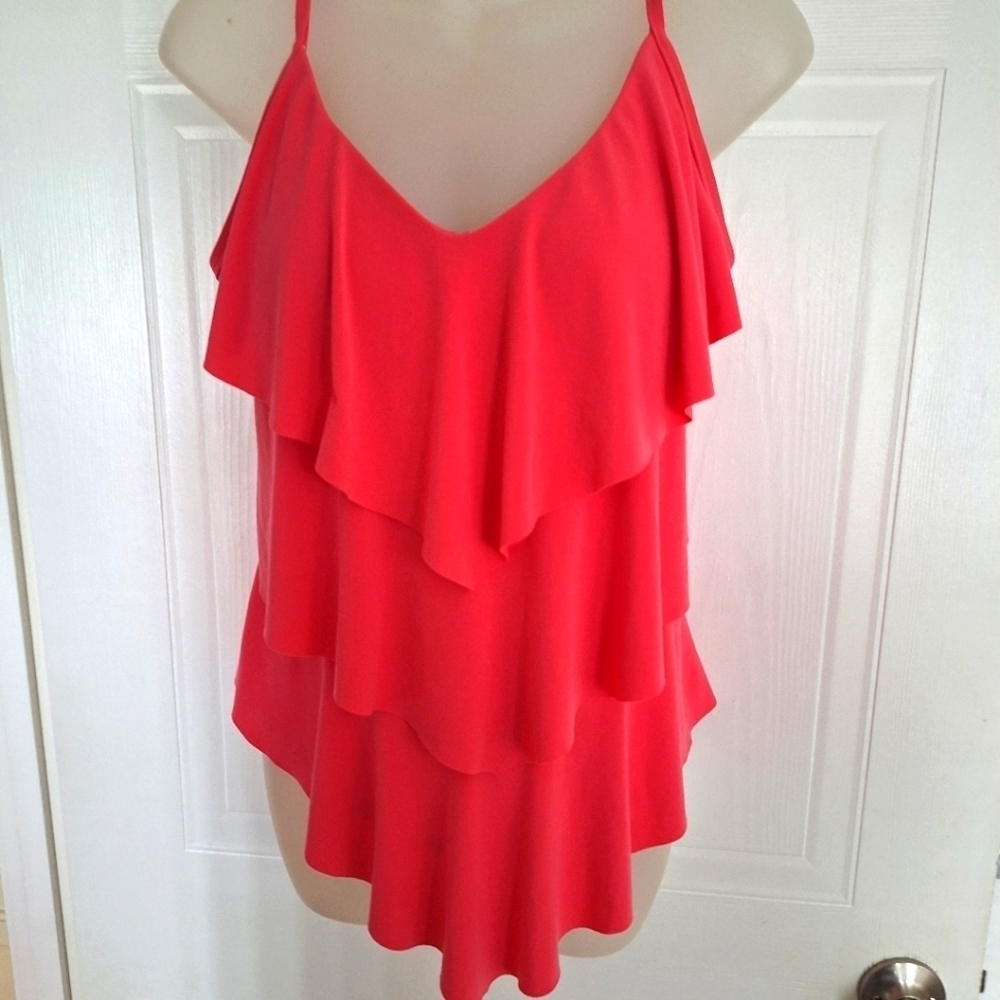 Waterfall bathing suit top